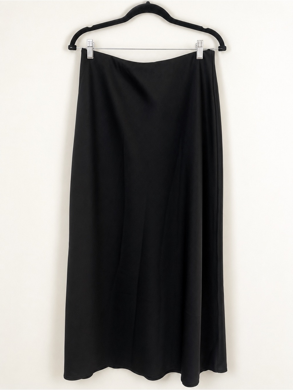 Rachel Zoe Black Draped Midi Skirt | NWT | Size 8